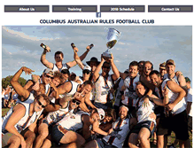 Tablet Screenshot of columbusfooty.com